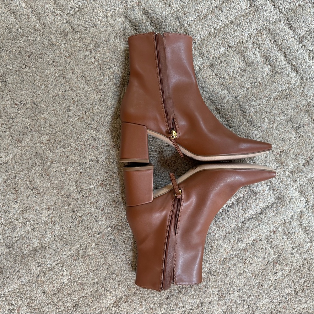 ALOHAS Chestnut Heeled Boots - Picture 2 of 6